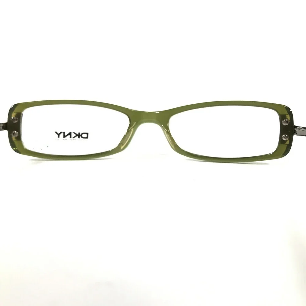 DKNY Eyeglasses Frames DY4507 3015 Gray Clear Green Brown Rectangular 50-17-135